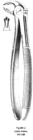 CLESTE MOLAR INFERIOR 111-126 TOWNE
