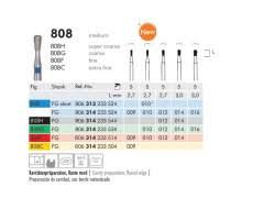 Freze turbina diamantate para 808 014 Meisinger