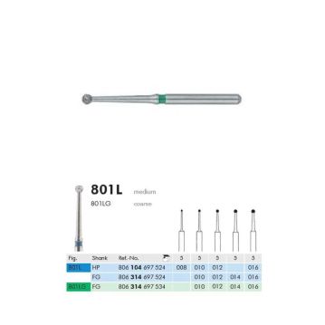 Freze turbina diamantate sferice 801L 012 Meisinger