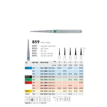 Freze turbina diamantate 859 018 Meisinger