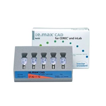Pachet promo 5x IPS e.max CAD CEREC/InLab LT I12 5 blocuri Ivoclar Discount 20%