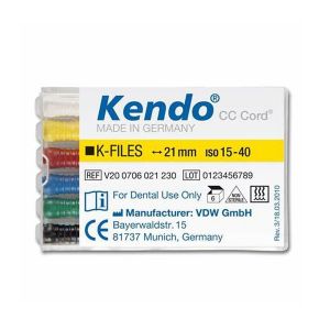 ACE K-FILE 31mm 15-40 ASORTATE KENDO VDW